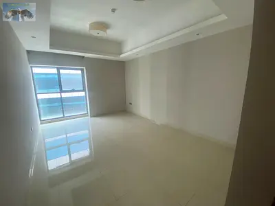 1-bedroom apartment with living room for annual rent 📍 Location: Gulfa Towers – Ajman, in a very vibrant area with all services ☕🍔🛒