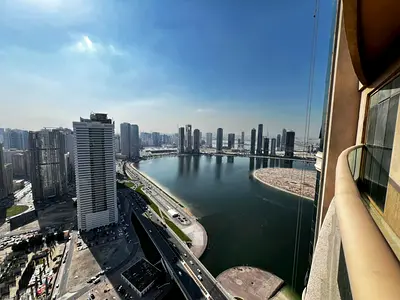 افخم2BHK | اطلاله بحريه | تكيف مجانى | باركن مجانى | جيم |مسبح |خزائن بالحائط |على مخرج دبى