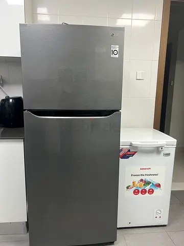 LG Silver Refrigerator