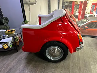 Fiat 500 Sofa — Handmade Italian Art Piece