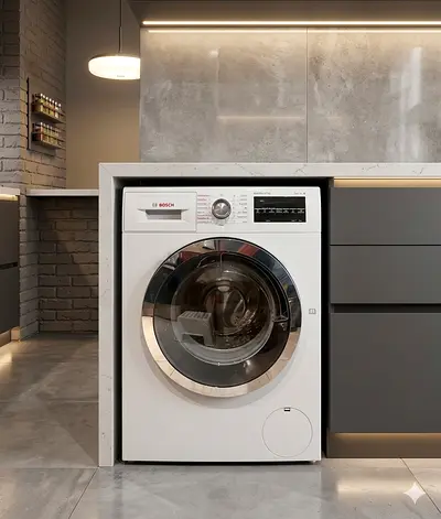 BOSCH LATEST MODEL SERIES 6 8 KG WASHER AND 5 KG DRYER COMBINES 1200 RPM SPEED for spin
