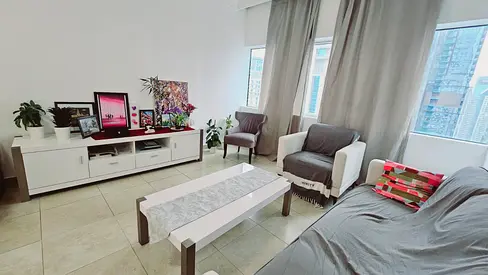 Spacious Furnished 1BR | High-Floor Marina Living