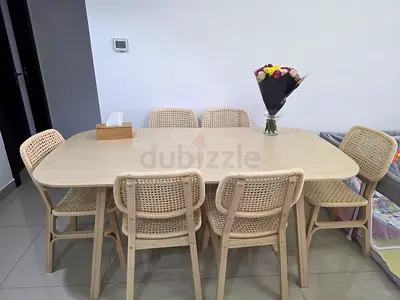 Dining table 6 chairs