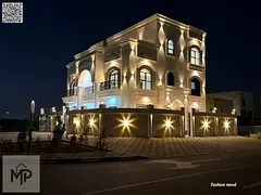 Corner Villa for sale | ajman| al zahia area | 6 master rooms, majlis, 4 halls, roof| freehold | neg