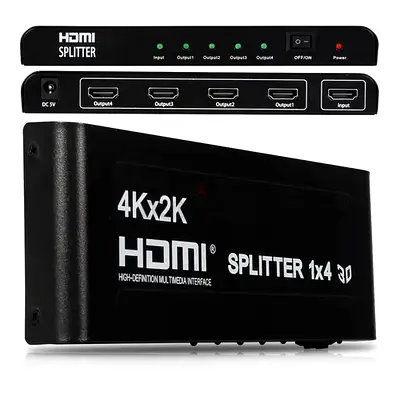 4K HDMI Splitter 1x4