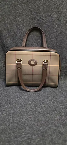 Authentic Burberry Nova Check Boston Bag