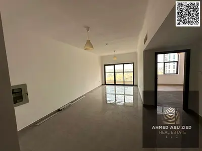 ارقي شقة غرفة صالة مع جيم + مسبح + اكوا بارك , بالراشدية 1 للايجار | خزائن بالحائط , بلكون باطلاله مفتوحة , مطبخ مجهز بكل الاجهزه , مع شهر مجاني |