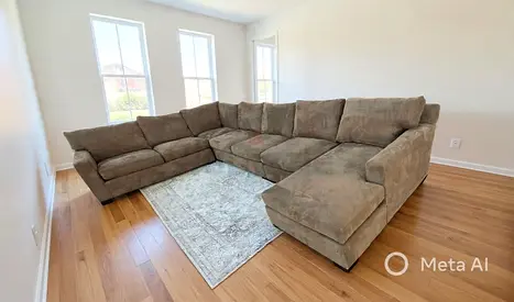 Cratebarrel u shape sofa