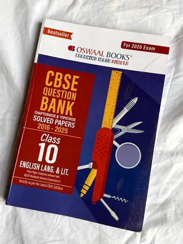 My Oswal CBSE Question Bank - Class 10 English (Lang  Lit) Solved  Sample Papers of 2010-2025