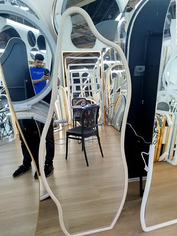 Stylish Full-Length Mirror with Unique Design