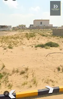 For sale in Sharjah Al Hoshi Area Residential land / Area: 5,096 sq. ft. Prime location / On an 18-m
