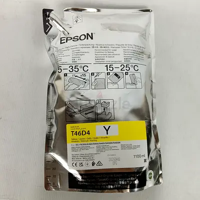 Yellow Original Epson Sublimation Ink (Sealed) - T46D4