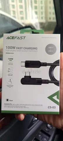 Acefast 100W Fast Charging 2M Cable ( Rightanged nylon)