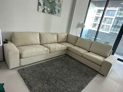 brand new condition ikea kivik corner sofa beige