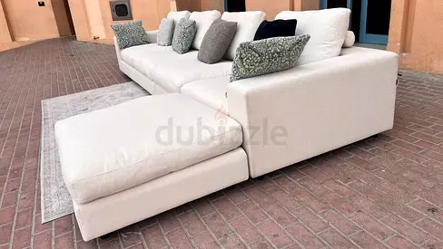 Marina home Modular sofa with footstool