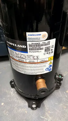 ⸻  Brand New Copeland Compressor ZR160KCE – TFD-455 (Unused)