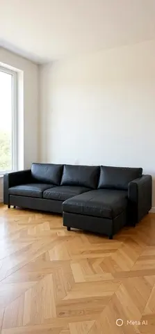 Leather ikea vimle L shape sofa bed