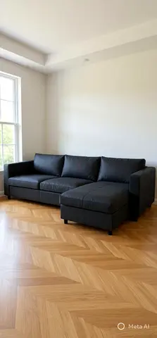 Ikea vimle leather sofa bed with mattress