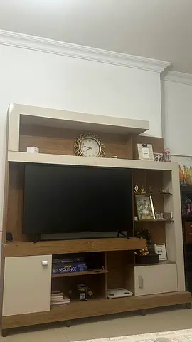 TV stand Entertainment Unit Upto 55 Inches - beige