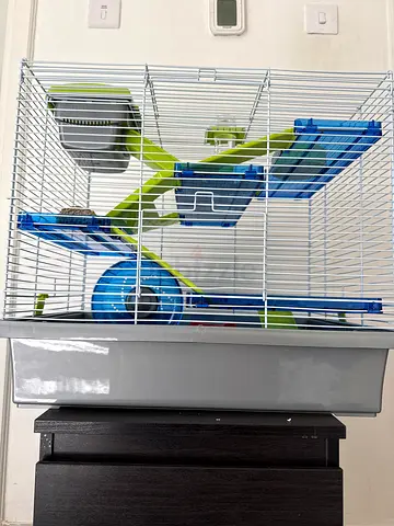 Rose Wood Hamster Cage already built
