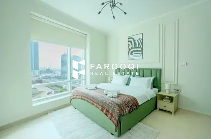 Furnished 1BR Apartment | Burj Views B | Pool view