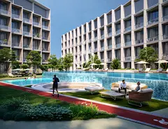 1 Bedroom Apartment | Binghatti Hillcrest Arjan | Balcony &amp; Pool Access | Downtown &amp; Park Vi