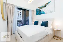 Furnished 1BR | High Floor | Downtown City View | 12 Cheques