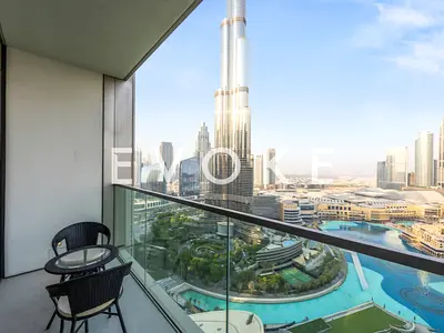 Grande 2BR with Balcony | Burj & Fountain Panorama
