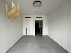 Studio apartment for annual rent in Sharjah, Aljada area. Excellent space, first occupancy, with par