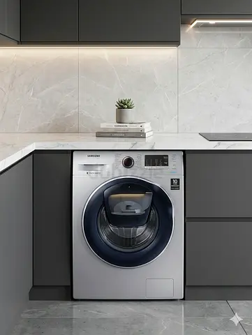 SAMSUNG latest model 8 KG WASHER AND 6 KG DRYER COMBINES 1400 rpm speed for spin door in door