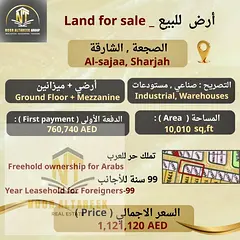 A prime investment opportunity awaits you in Al Sakhra, one of the most promising industrial zones,