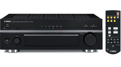 Yamaha Natural Sound Stereo Amplifier AX-497 with the Original Remote Control