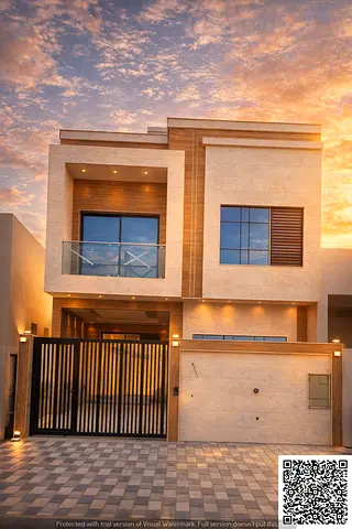 🏡 فيلا فاخرة للبيع | واجهة حجر | تصميم عصري
