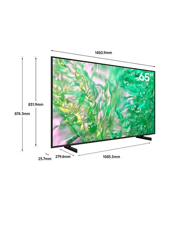Samsung 65” Crystal UHD 4K Smart TV – 2024 Model