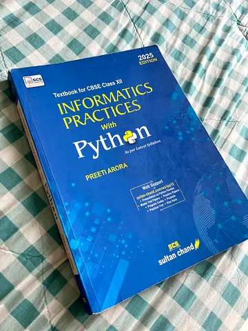 Grade 12 CBSE Informatics Practices Textbook