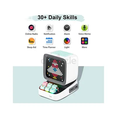 Divoom Ditoo Plus Bluetooth Pixel Display  Speaker - White