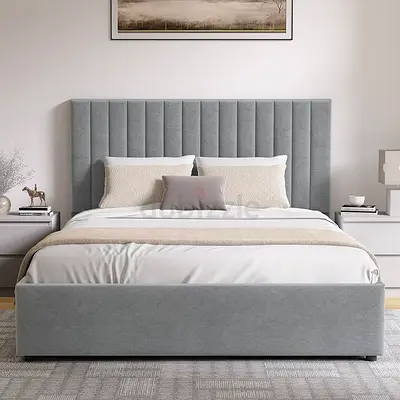 Brand New Queen size bed with medical mattress good quality Queen bed storage