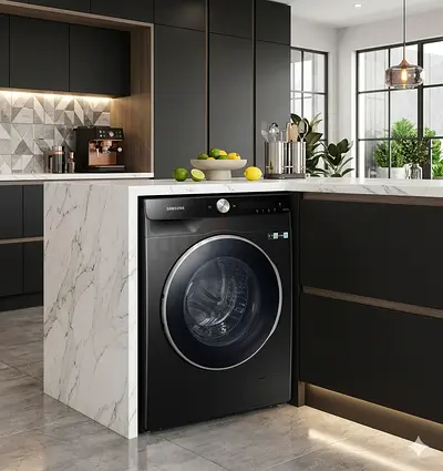 Samsung latest model 11 kg washer and 8 kg dryer combines washing machine bigger capacity