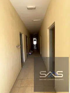 Workers' accommodation is available in Al-Jarf area, consisting of 28 rooms, at an excellent pri