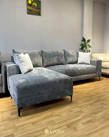Stylish Grey Sectional Sofa