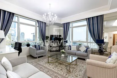 Furnished with Full Sea View | Maids Room
