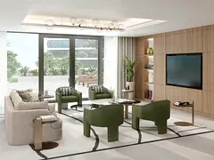 BEST DEAL 3BR Apartment | Furnished | Garden &amp; Downtown View | Azizi Ruby JVC