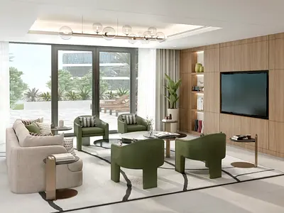 BEST DEAL 3BR Apartment | Furnished | Garden & Downtown View | Azizi Ruby JVC