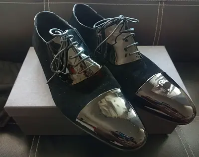 ELLE HOMME Mens Black Shoes (New)