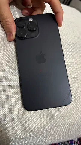Apple iPhone 15 Pro max Cracked Back Glass nothing issue with box