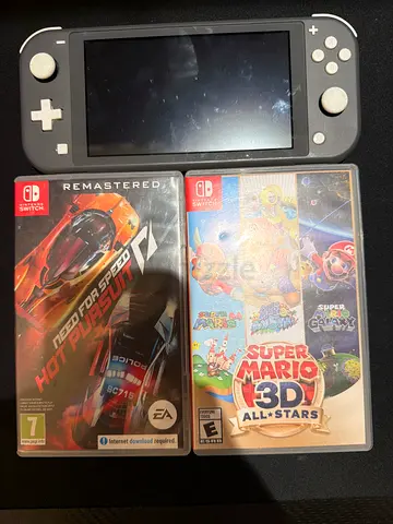 Nintendo Switch Lite with Super Mario 3D All-Stars and Need for Speed: Hot Pursuit Remastered