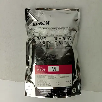 Magenta Original Epson Sublimation Ink (Sealed) - T46D3
