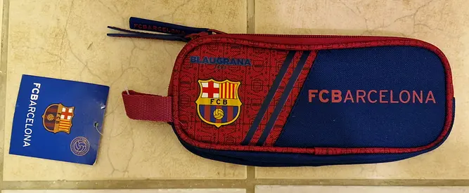 Official FC Barcelona Pencil Case - Brand New with Tags