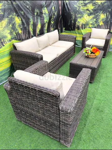 Outdoor sofa set 5 pcs with table