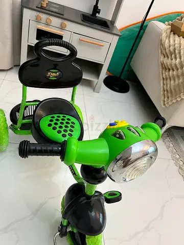 Green toddler tricycle ideal for 2-4 years old at the best price